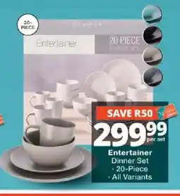 Checkers Entertainer Dinner Set offer