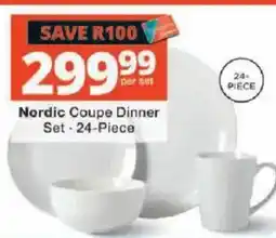 Checkers Nordic Coupe Dinner Set offer