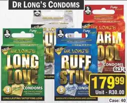 J&E Cash and Carry Dr Long's Condoms offer