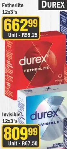J&E Cash and Carry Durex Fetherlite offer