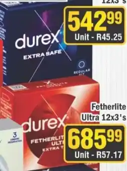 J&E Cash and Carry Durex fetherlite ultra offer