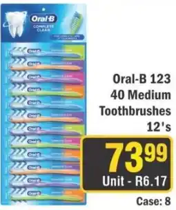 J&E Cash and Carry Oral-B 123 Toothbrushes offer