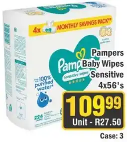 J&E Cash and Carry Pampers Baby Wipes Sensitive offer