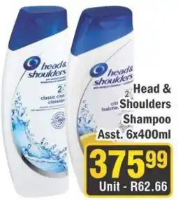 J&E Cash and Carry Head & Shoulders Shampoo offer
