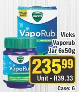 J&E Cash and Carry Vicks VapoRub offer