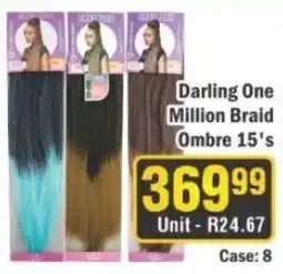 J&E Cash and Carry Darling One Million Braid Ombre 15's offer