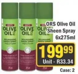 J&E Cash and Carry ORS Olive Oil Sheen Spray offer