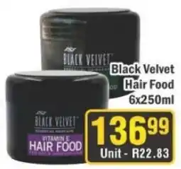 J&E Cash and Carry Black Velvet Hair Food offer