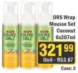 J&E Cash and Carry ORS Wrap Mousse Set Coconut offer