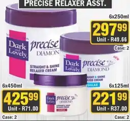 J&E Cash and Carry Dark and Lovely Precise Diamond Straight & Shine Relaxer Cream offer