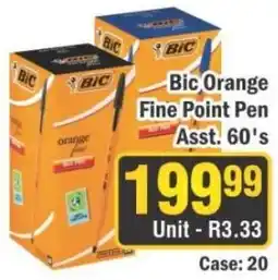 J&E Cash and Carry Bic Orange Fine Point Pen Assorted offer