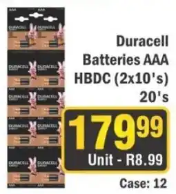 J&E Cash and Carry Duracell Batteries AAA offer