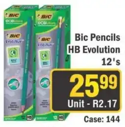 J&E Cash and Carry Bic Pencils HB Evolution 12's offer