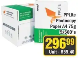 J&E Cash and Carry PPLite Photocopy Paper A4 offer