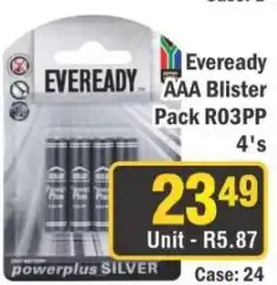 J&E Cash and Carry Eveready AAA Blister Pack offer