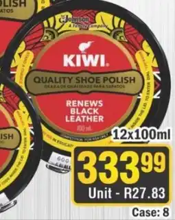 J&E Cash and Carry KIWI QUALITY SHOE POLISH offer