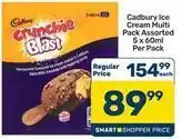 Pick n Pay Hypermarket Cadbury - crunchie blast ice cream multi pack offer