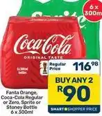 Pick n Pay Hypermarket Coca cola - orange, regular or stoney bottle offer