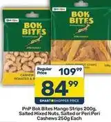 Pick n Pay Mango - bok bites strips or cashews offer