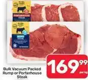 Pick n Pay Hypermarket Rump or porterhouse steak offer