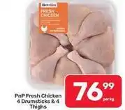 Pick n Pay Hypermarket Fresh chicken 4 drumsticks & 4 thighs offer