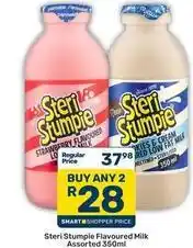 Pick n Pay Hypermarket Steri stumpie - flavoured milk offer