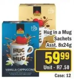 J&E Cash and Carry Hug in a Mug Sachets offer