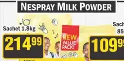 J&E Cash and Carry Nespray Milk Powder offer