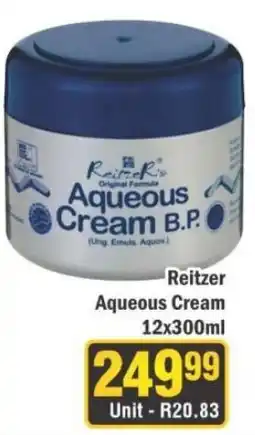 J&E Cash and Carry Reitzer Aqueous Cream B.P. offer