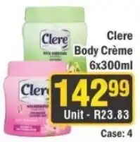 J&E Cash and Carry Cleere Body Crème offer