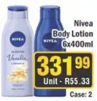 J&E Cash and Carry Nivea Body Lotion offer
