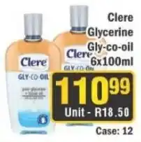 J&E Cash and Carry Cleere Glycerine Gly-co-oil offer