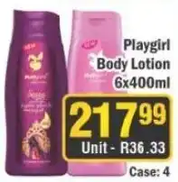 J&E Cash and Carry Playgirl Body Lotion offer