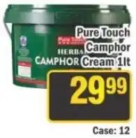 J&E Cash and Carry Pure Touch Herbal Camphor Cream offer