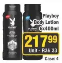 J&E Cash and Carry Playboy Body Lotion offer
