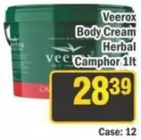 J&E Cash and Carry Veerox Body Cream Herbal Camphor offer