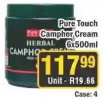J&E Cash and Carry Pure Touch Camphor Cream offer