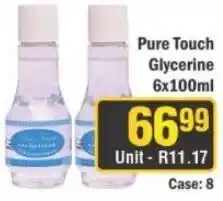 J&E Cash and Carry Pure Touch Glycerine offer