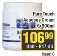 J&E Cash and Carry Pure Touch Aqueous Cream offer