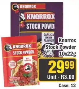 J&E Cash and Carry Knorrox Stock Powder offer