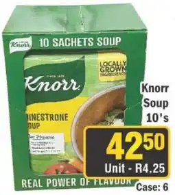 J&E Cash and Carry Knorr Soup offer