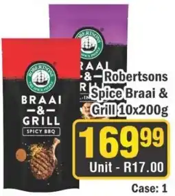J&E Cash and Carry Robertsons Braai & Grill Spice BBQ offer