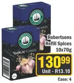 J&E Cash and Carry Robertsons Refill Spices Garlic Flakes offer
