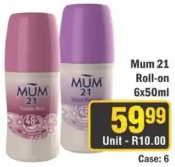 J&E Cash and Carry Mum 21 Roll-on offer