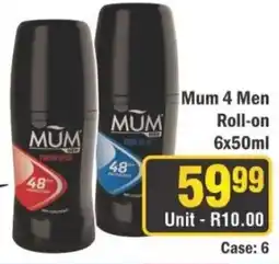J&E Cash and Carry Mum 4 Men Roll-on offer