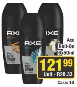 J&E Cash and Carry Axe Roll-On offer