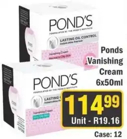 J&E Cash and Carry Ponds Vanishing Cream offer