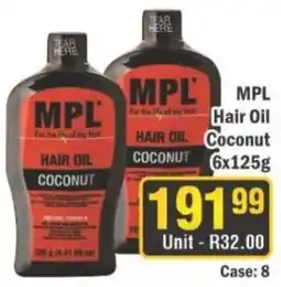 J&E Cash and Carry MPL Hair Oil Coconut offer