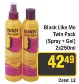 J&E Cash and Carry Black Like Me Twin Pack (Spray + Gel) offer