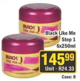J&E Cash and Carry Black Like Me Step 1 hair softening gel offer